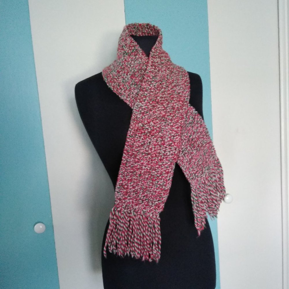 Handmade Crochet Holiday Scarf - Picture 4 of 9
